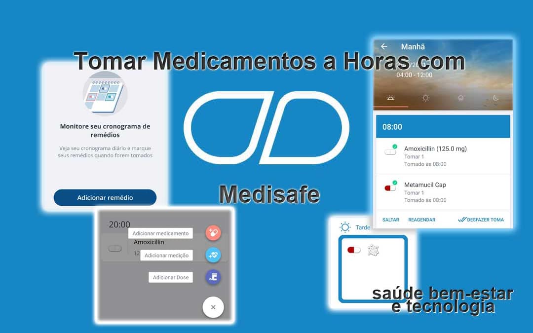 Tomar Medicamentos a Horas com Medisafe