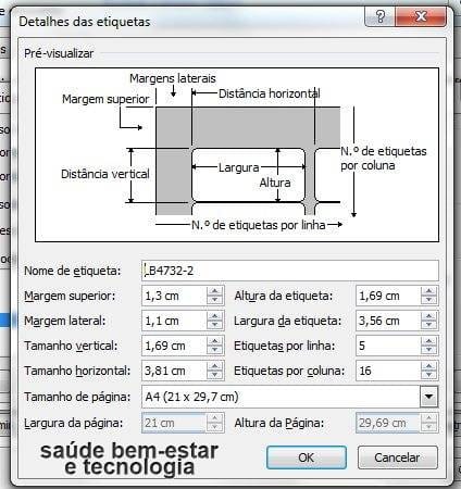 Criar folhas de etiquetas no Word 2007 ao Word 2021