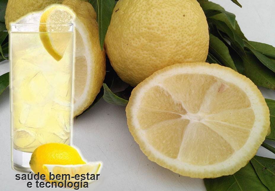 5 razões para beber água com limão